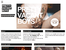 Tablet Screenshot of prettyvacantboys.com